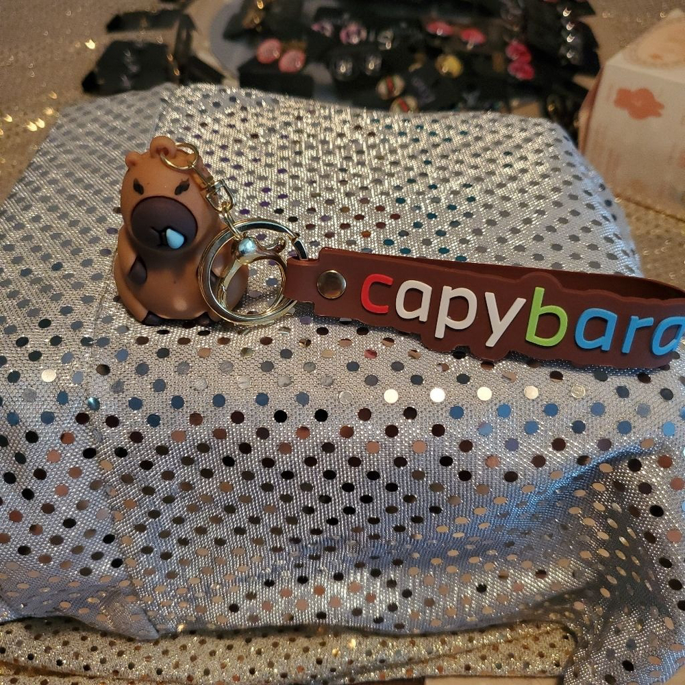 Snotty Nose, but still a cutey. Capybara Keychain